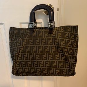 Fendi Zucca Pattern Hand Tote